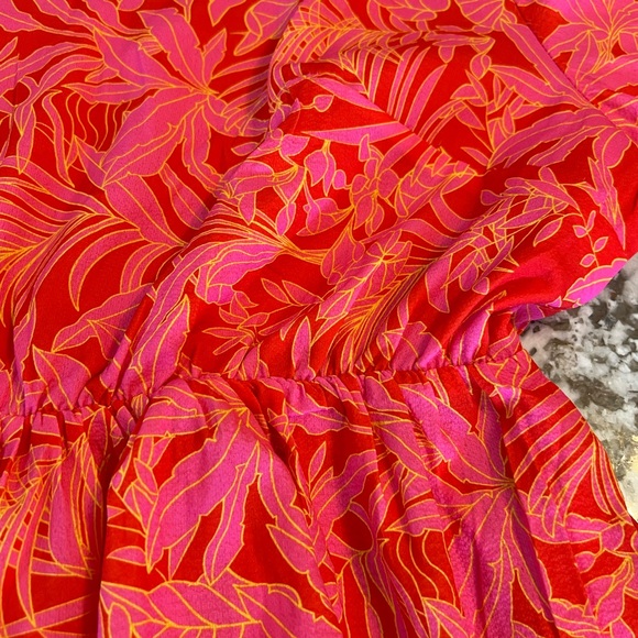 XL New Fancyinn Women’s Pink Orange Fall pockets Dress X Large Long Sleeve - Picture 15 of 15